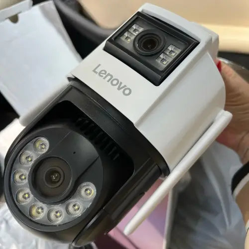 Câmera de Segurança Lenovo DUAL 5MP + Cartão de Memória 64GB