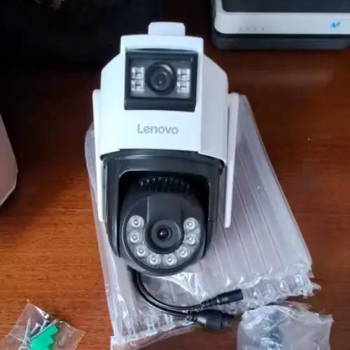 Câmera de Segurança Lenovo DUAL 5MP + Cartão de Memória 64GB